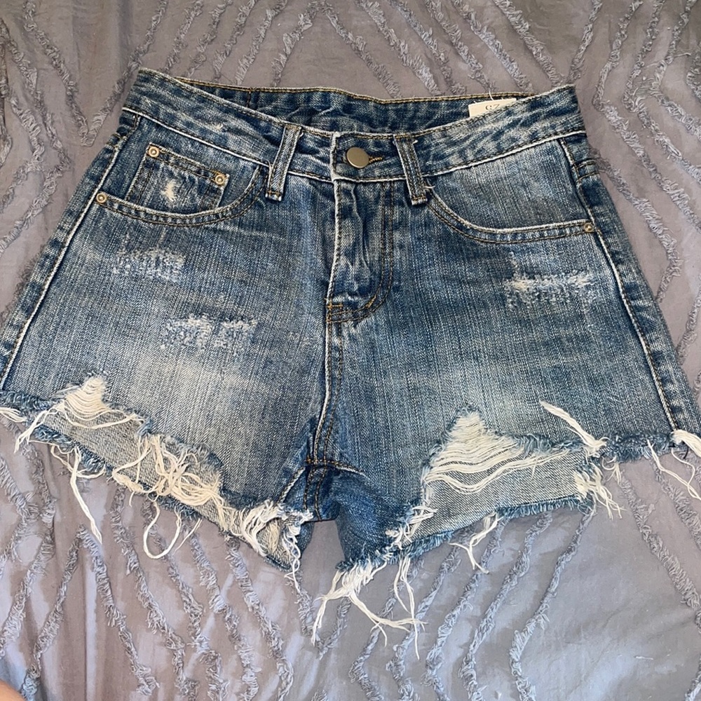 Blue Jean Shorts